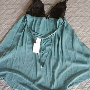 3 pieces babydoll set wrapper